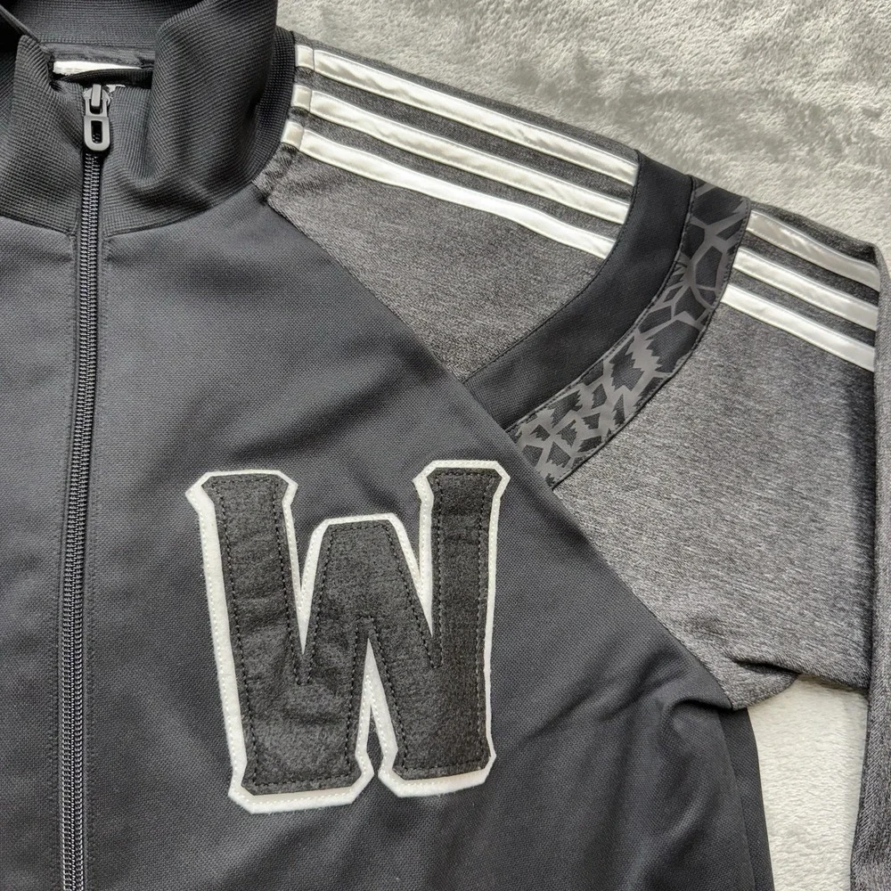 Adidas NBA All Star 2014 NOLA Team West Black Warmup Jacket Mens Size L Jersey